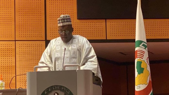 Honourable Dr. Sidie Mohamed Tunis, Speaker of the regional Economic Community of West Africa States (ECOWAS) Parliament.jpg