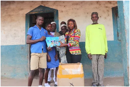 Foundation of late Journalist Donates Learning Materials to Village School