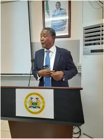 Presidential Spokesman, Honourable Alpha Kanu