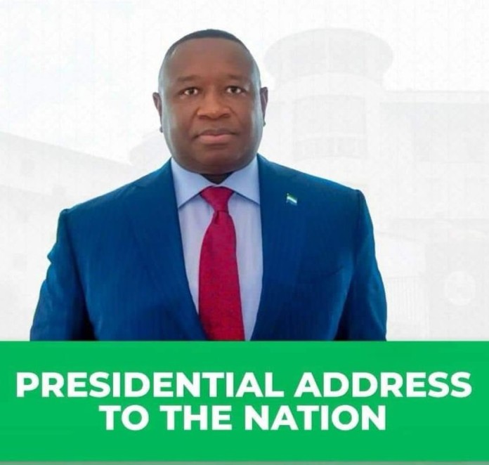 President Julius Maada Bio