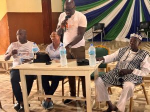 (Photo Caption: Stakeholder Engagement in Nongowa Chiefdom, Kenema District)