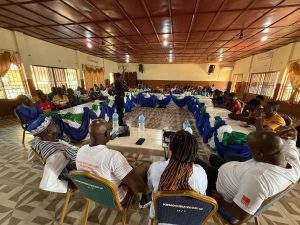 (Photo Caption: Stakeholders Engagement in Koeyo Section, Kono District, Eastern Region)