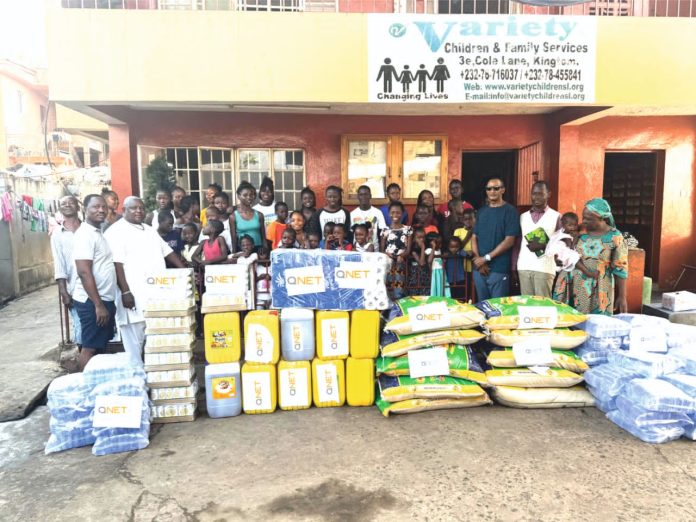 QNET, a global wellness and lifestyle company, has donated essential food items to Variety Children and Family Services.