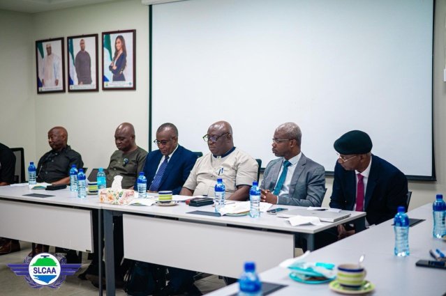 Sierra Leone Civil Aviation Authority (SLCAA) staff meets to assess its revised Instrument Flight Procedures (IFPs)
