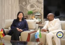 Vice President Holds High-Level Talks with German Minister on Food Security and Health