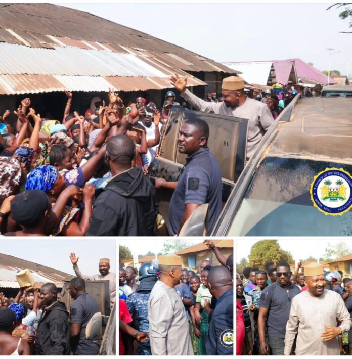 Vice President, Dr. Mohamed Juldeh Jalloh's visit to Mile 91