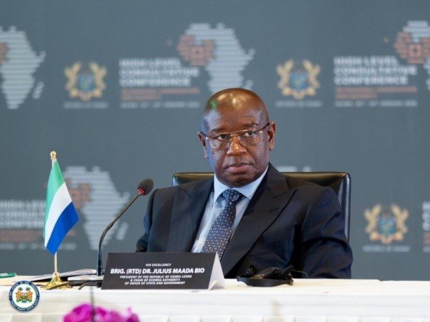 President Dr. Julius Maada Bio