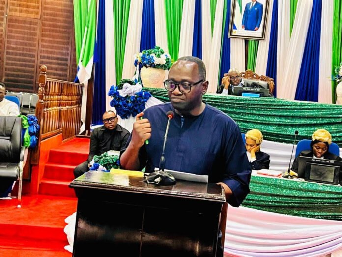 Minister of Finance, Sheku Ahmed Fantamadi Bangura