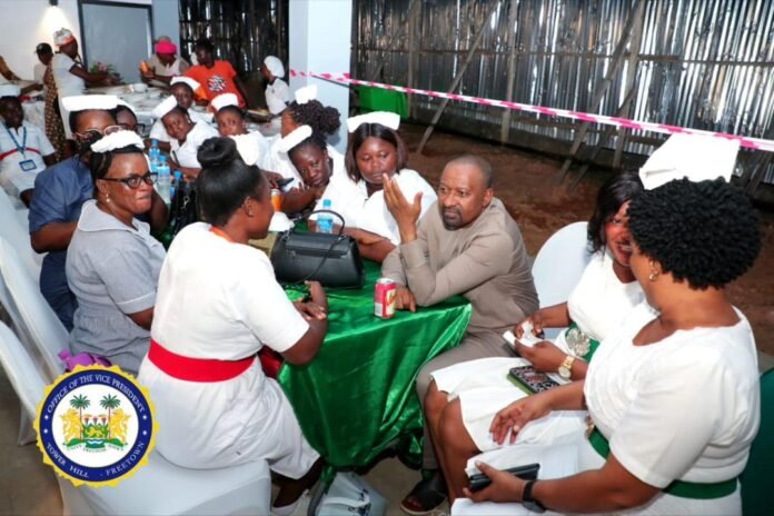 Vice President Shares Special Iftar with Health Workers at Kono Government Hospital