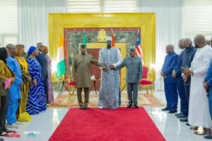 President Julius Maada Bio of Sierra Leone joined President Joseph Nyuma Boakai of Liberia and President Mamadi Doumbouya of Guinea