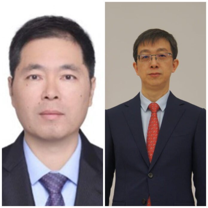 H.E. Jiang Feng, Chinese Ambassador to the African Union, and H.E. Zhao Yong, Chinese Ambassador to Sierra Leone