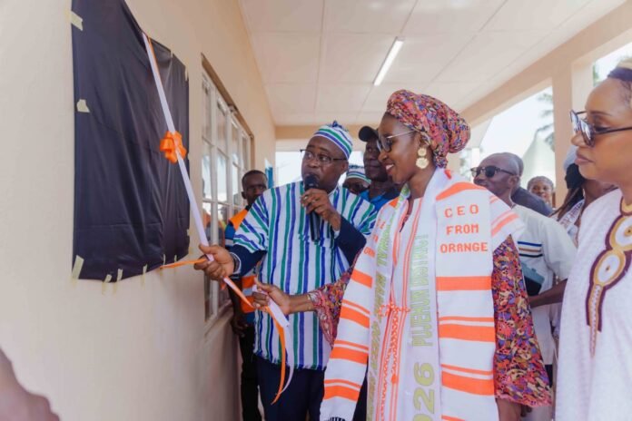 Deputy Minister of Health I, Dr. Charles Senesie, alongside Orange Sierra Leone Chief Executive Officer, Madam Aïcha Touré Deputy Minister of Health I, Dr. Charles Senesie, alongside Orange Sierra Leone Chief Executive Officer, Madam Aïcha Touré