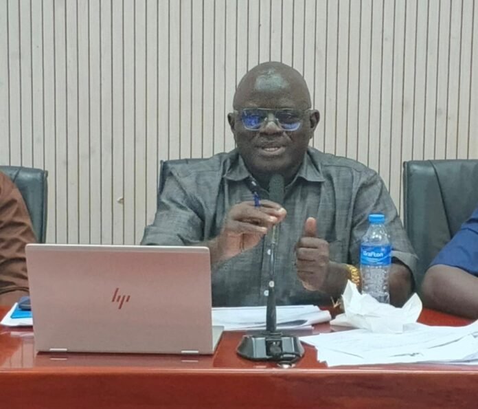 Hon. Keikura Vandy, Member of Parliament for Bo District and Chairman of the Finance Committee in the Parliament of Sierra Leone
