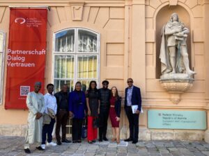 Ten journalists from different African countries participating in the Austria-Africa Media Fellowship Programme
