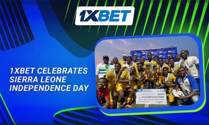 1xBet marked Sierra Leone Independence Day 1xBet marked Sierra Leone Independence Day