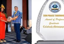 The Calabash Newspaper Honoured with Prestigious Award at Zion Praise Tabernacle’s 14th Anniversary Celebration