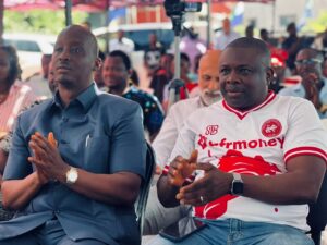 Ambassador Anthony Navo Jr. and Africell CEO, Shardi Gajawi | The Calabash Newspaper Ambassador Anthony Navo Jr. and Africell CEO, Shardi Gajawi