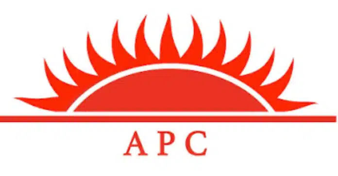 APC logo: red sunburst above a curved arc with the letters APC underneath