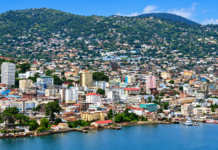 SLMet Breaks Silence on Earthquake Tremors, Urges Sierra Leoneans to Remain Calm Coastal city with a densely built waterfront and green hills in the background under a blue sky.